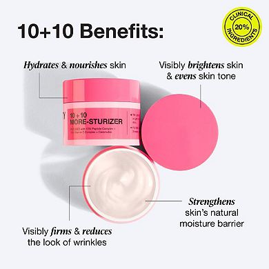 10 + 10 Moisturizer with 10% Vitamin C + 10% Peptide Complex + Ceramides