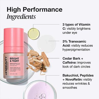 Bright & Tight Dark Circle Firming Eye Cream with Vitamin C & Peptides