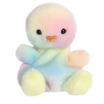 Aurora - Mini Palm Pals - 5" Aura Rainbow Chick - Adorable Stuffed Animal