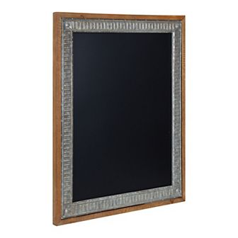 Deely Wood and Metal Framed Chalkboard