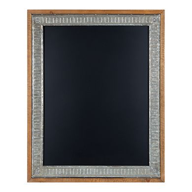 Deely Wood and Metal Framed Chalkboard