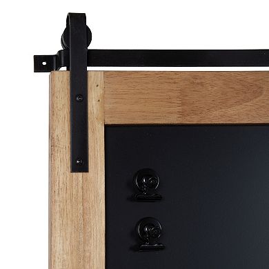 Samuels Wood Framed Wall Chalkboard