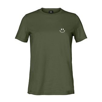 Dalix Smile Face T Shirt Womens