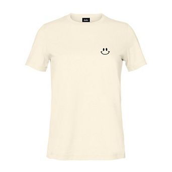 Dalix Smile Face T Shirt Womens