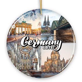 Artistic Germany Landmarks, Bavarian Heritage and Culture Gift and Travel Souvenir, Version 2