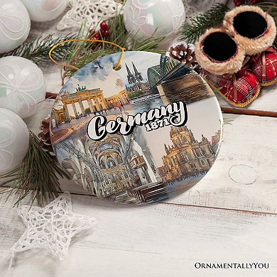 Artistic Germany Landmarks, Bavarian Heritage and Culture Gift and Travel Souvenir, Version 2