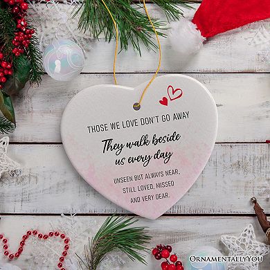 Forever by Our Side Ornament, Christmas Memorial Gift for Loved Ones