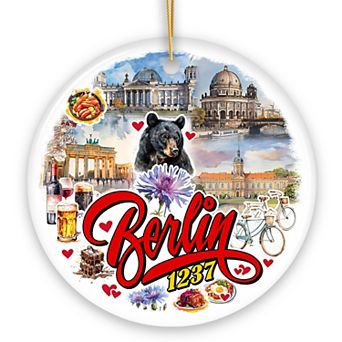 Culturally Artistic Berlin City Ornament, Germany Historical Heritage Gift and Souvenir, Version 1