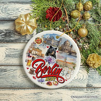 Culturally Artistic Berlin City Ornament, Germany Historical Heritage Gift and Souvenir, Version 1