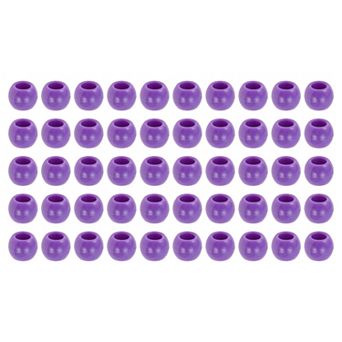 50 pc Hair Beads, Plastic Hair Beads for Braids, Large Hair Beads, Loc Beads Hair Decoration