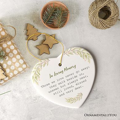 Always Near, Forever Dear Memorial Ornament, Christmas Keepsake for Loved Ones