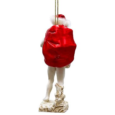 Festive Statue of David Ornament, Unique Italian Renaissance and Michelangelo Decor