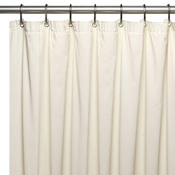 3 Gauge Vinyl Shower Curtain Liner with Weighted Magnets and Metal Grommets