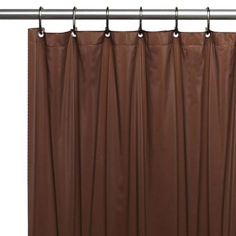 3 Gauge Vinyl Shower Curtain Liner with Weighted Magnets and Metal Grommets