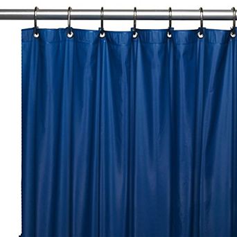 3 Gauge Vinyl Shower Curtain Liner with Weighted Magnets and Metal Grommets