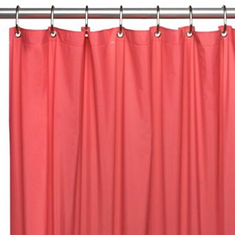 3 Gauge Vinyl Shower Curtain Liner with Weighted Magnets and Metal Grommets