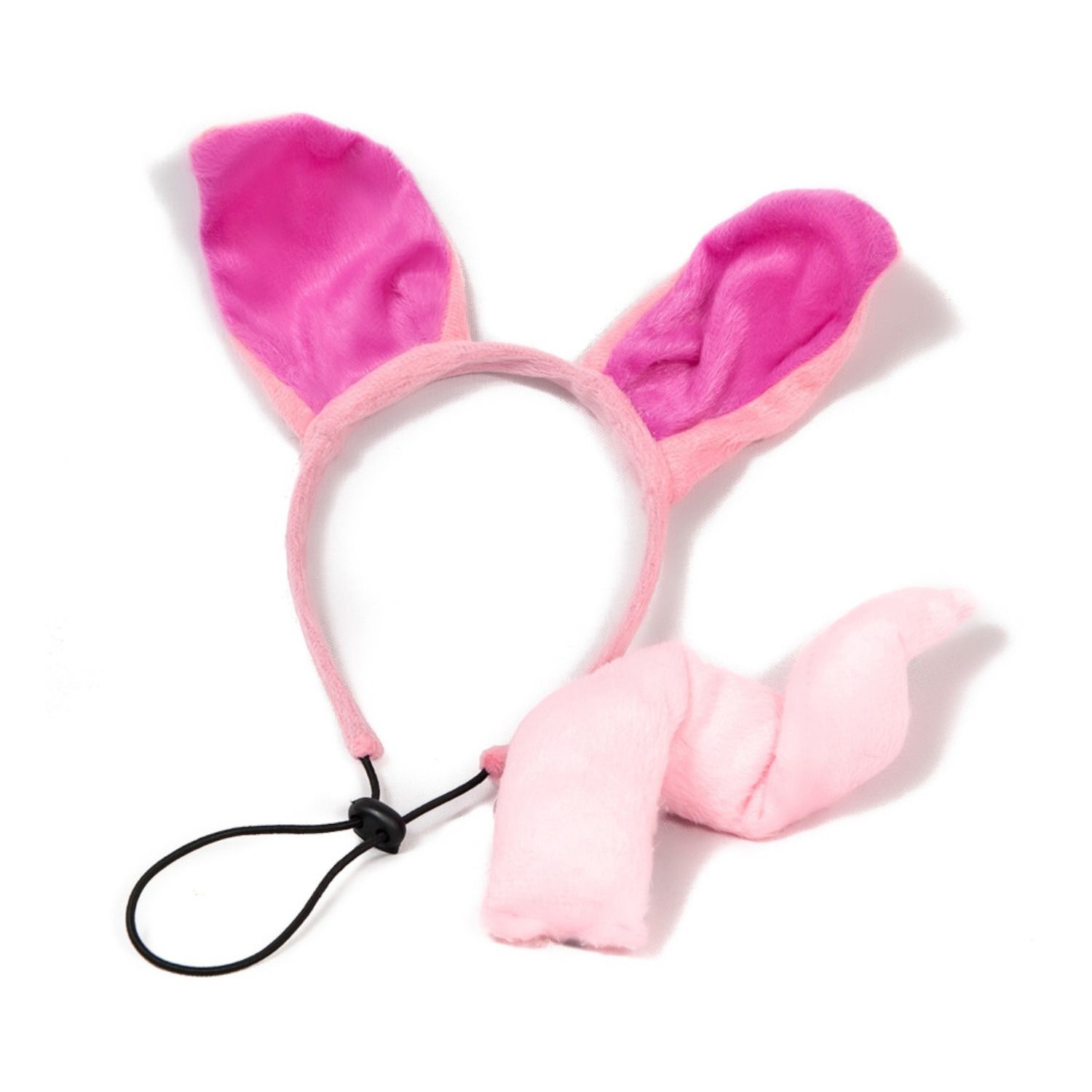 Wicked Costumes Tierohren & Schwanz-Set – Rosa Schweinchen, Mit Kopfband & Gürtelschlaufe, Für Erwachsene