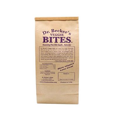 Dr Becker's Veggie Bites Dog & Cat Treats, 4 oz