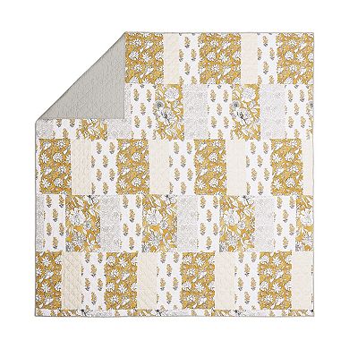 Modern Heirloom Saffron Quilt Set with Shams