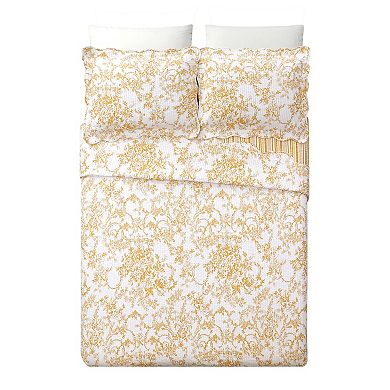 Modern Heirloom Garden Toile Quilt Set