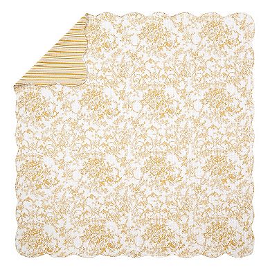 Modern Heirloom Garden Toile Quilt Set