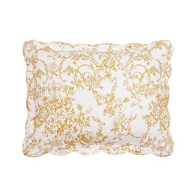 Modern Heirloom Garden Toile Quilt Set