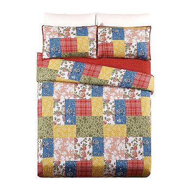 Modern Heirloom Farmhouse Florals Quilt Set
