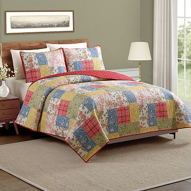 Modern Heirloom Farmhouse Florals Quilt Set