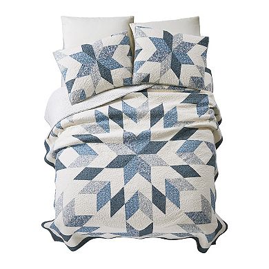 Modern Heirloom Bright Star Patchwork Quilt Set