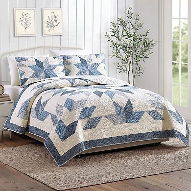Modern Heirloom Bright Star Patchwork Quilt Set