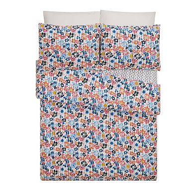 Modern Heirloom Blossom Quilt Set with Shams