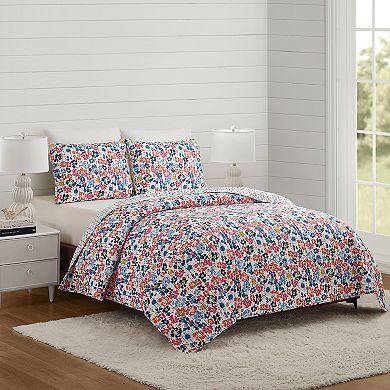 Modern Heirloom Blossom Quilt Set with Shams