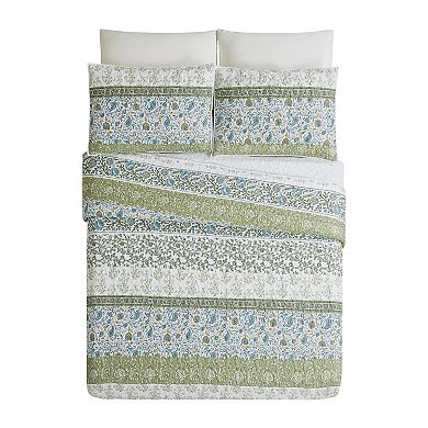 Modern Heirloom Marseille Quilt Set with Shams
