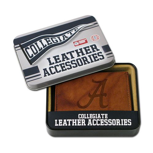 Alabama Crimson Tide Leather Trifold Wallet
