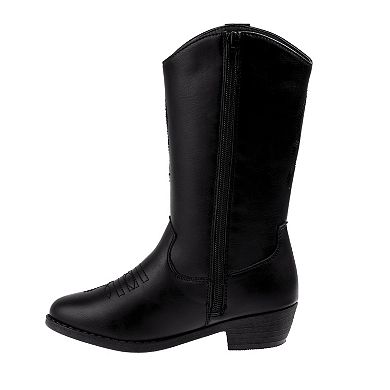 Kensie Girls' Floral Western Boots
