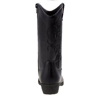 Kensie Girls' Floral Western Boots