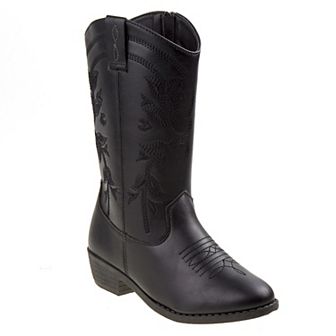 Kensie Girls' Floral Western Boots
