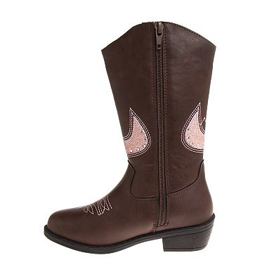 Kensie Girls' Cowgirl Boots