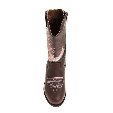 Kensie Girls' Cowgirl Boots