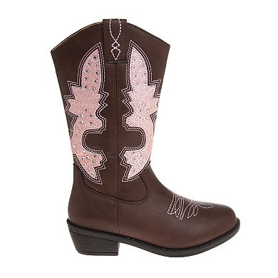 Kensie Girls' Cowgirl Boots