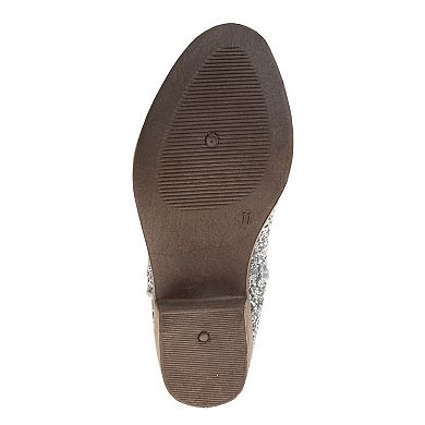Kensie Girls' Glittery Western Boots