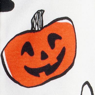 Baby Carter's One-Piece Halloween Print Snug Fit Footie Pajamas