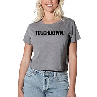 Women's Suburban Riot Touchdown! Graphic Crop Top