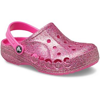 Crocs Baya Girls Glitter Clogs