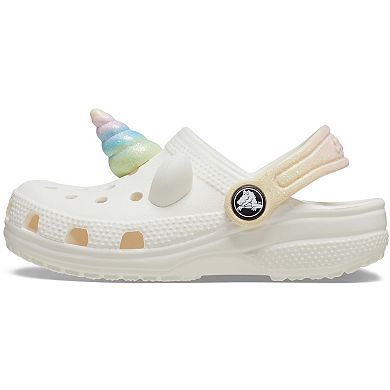 Crocs Classic I Am Rainbow Unicorn Toddler Clogs