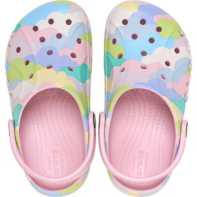 Crocs Baya Seasonal Printed Little & Big Kid Slip-On Clogs