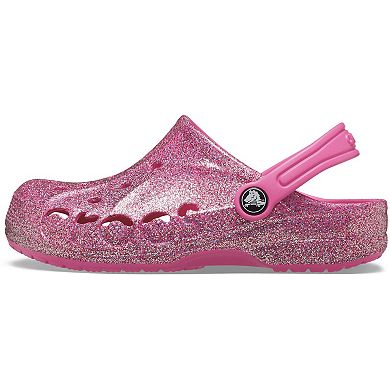 Crocs Baya Girls Glitter Clogs