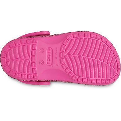 Crocs Baya Girls Glitter Clogs