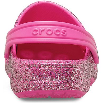 Crocs Baya Girls Glitter Clogs