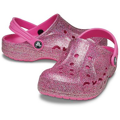 Crocs Baya Girls Glitter Clogs